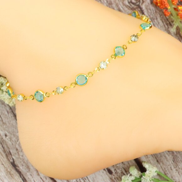 "Dainty Anklet for Women – Elegant Everyday Jewelry & Perfect Gift | MLCRC1259 - Picture 6 of 10